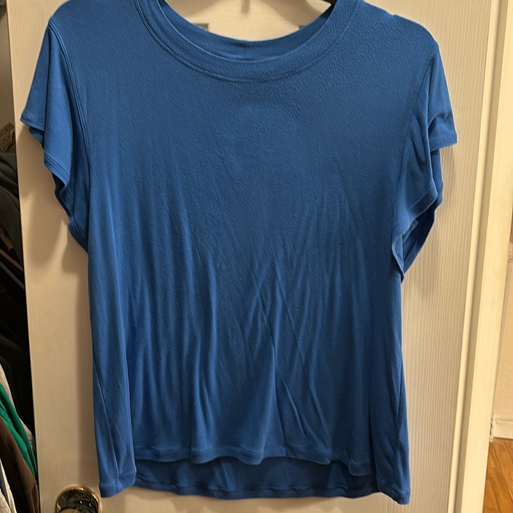 Blue cabi knit top